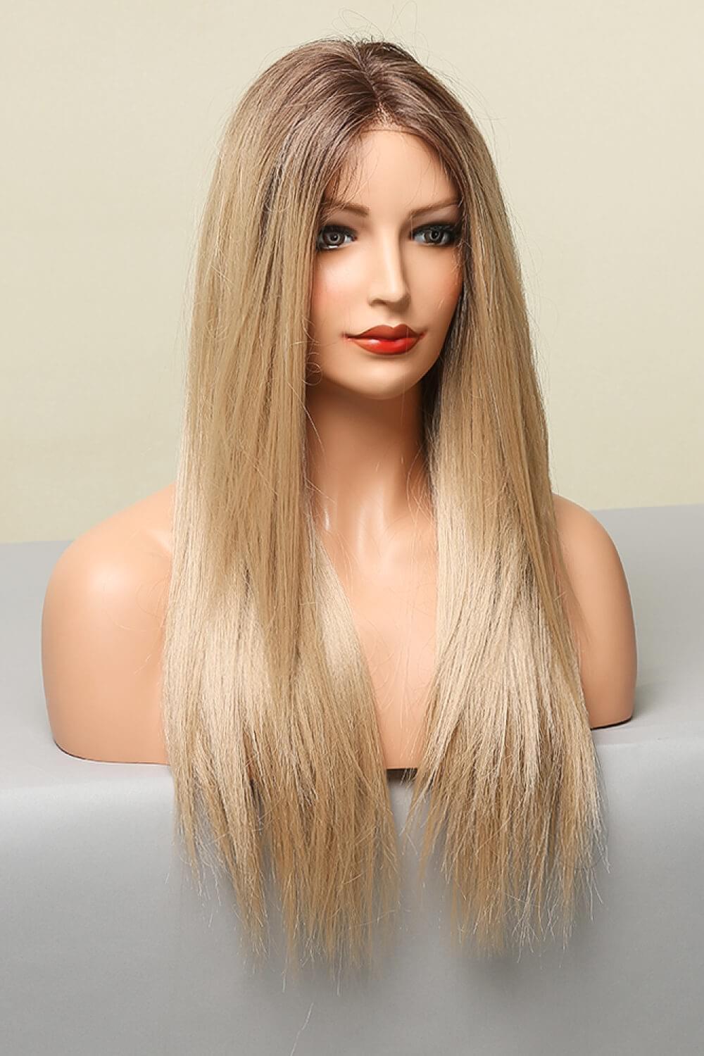 13 x 2‘’ Lace Front Wigs Synthetic Long Straight 26'' 150% Density - Brinxx Couture