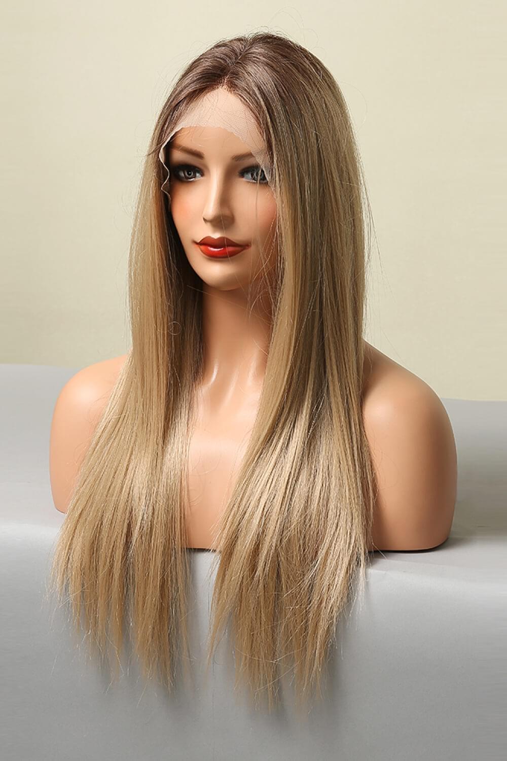 13 x 2‘’ Lace Front Wigs Synthetic Long Straight 26'' 150% Density - Brinxx Couture