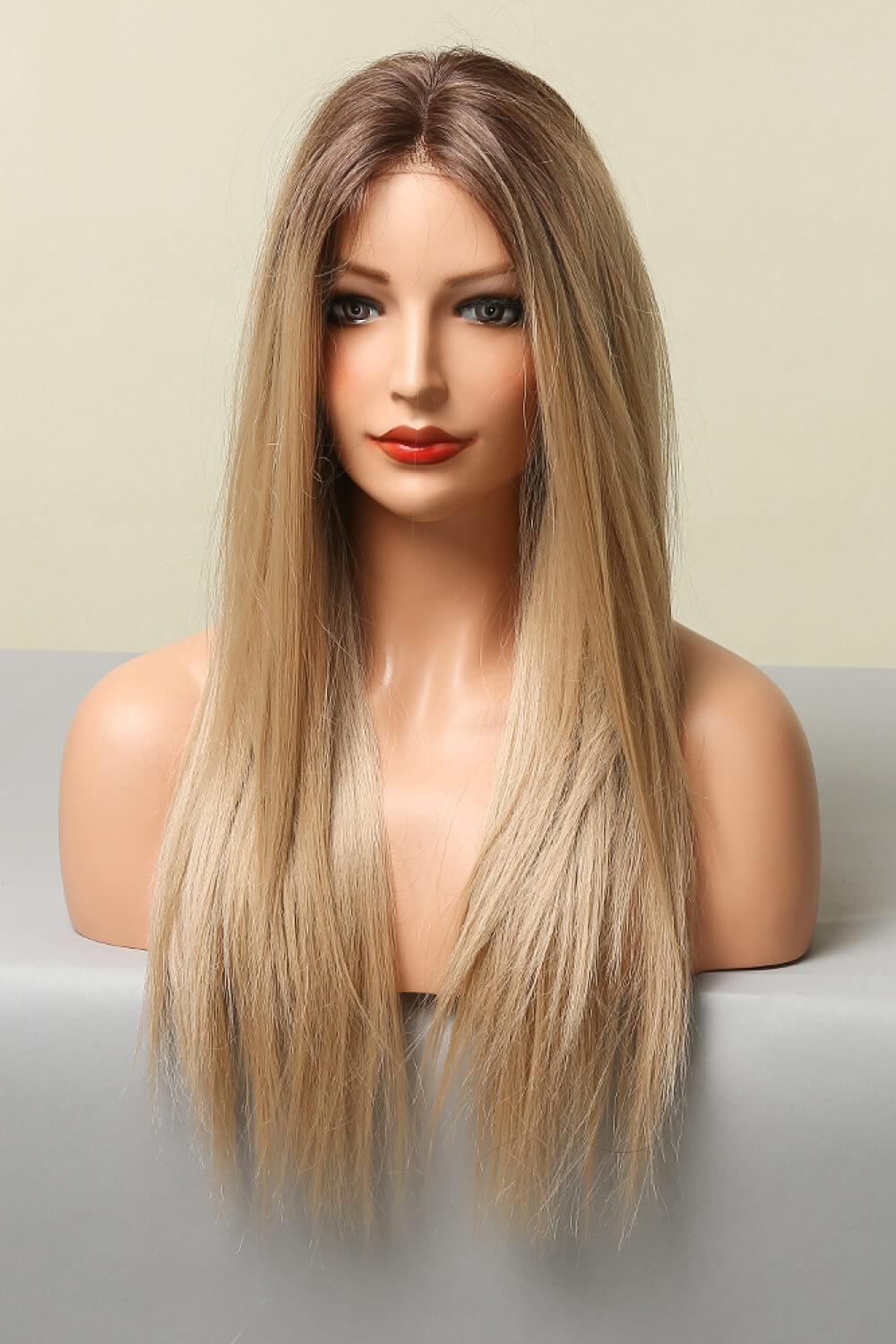 13 x 2‘’ Lace Front Wigs Synthetic Long Straight 26'' 150% Density - Brinxx Couture