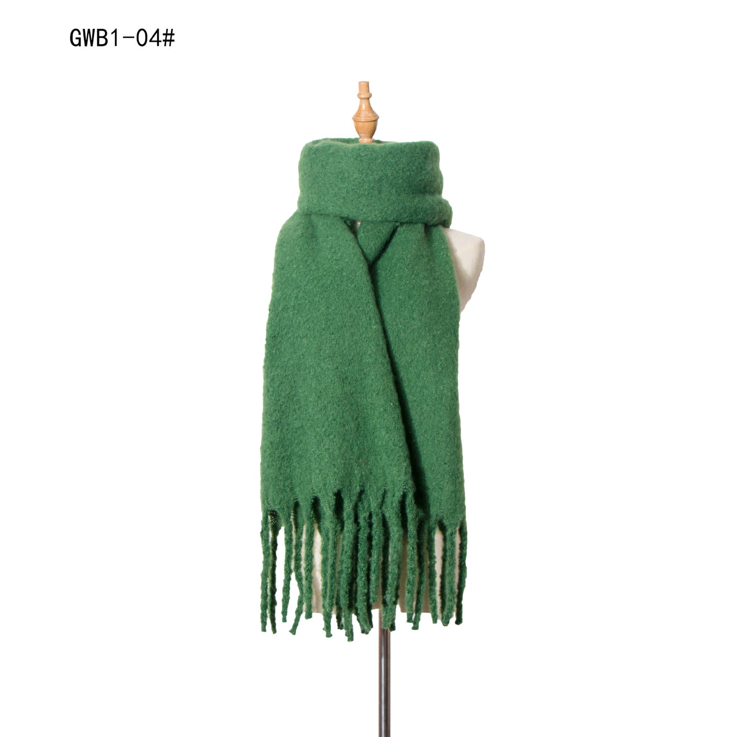 Tassel Solid Color Scarf - Brinxx Couture