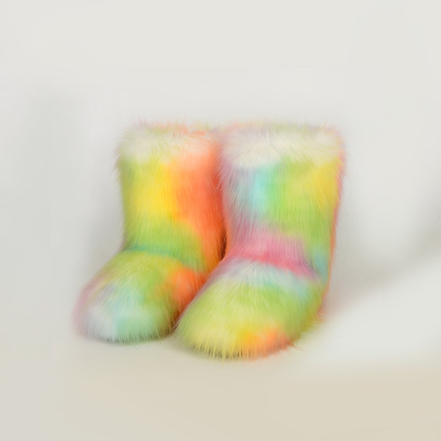 Thermal Fuzzy Platform Boots - Brinxx Couture