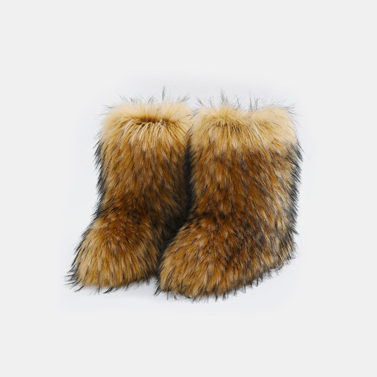 Thermal Fuzzy Platform Boots - Brinxx Couture