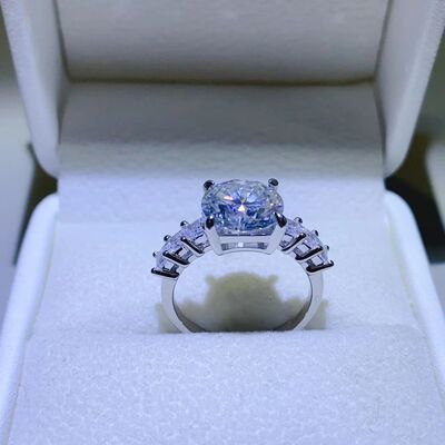 3 Carat Moissanite 925 Sterling Silver Ring - Brinxx Couture