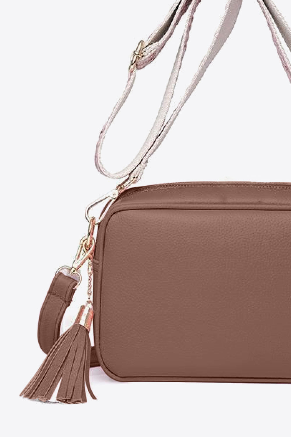 PU Leather Tassel Crossbody Bag - Brinxx Couture