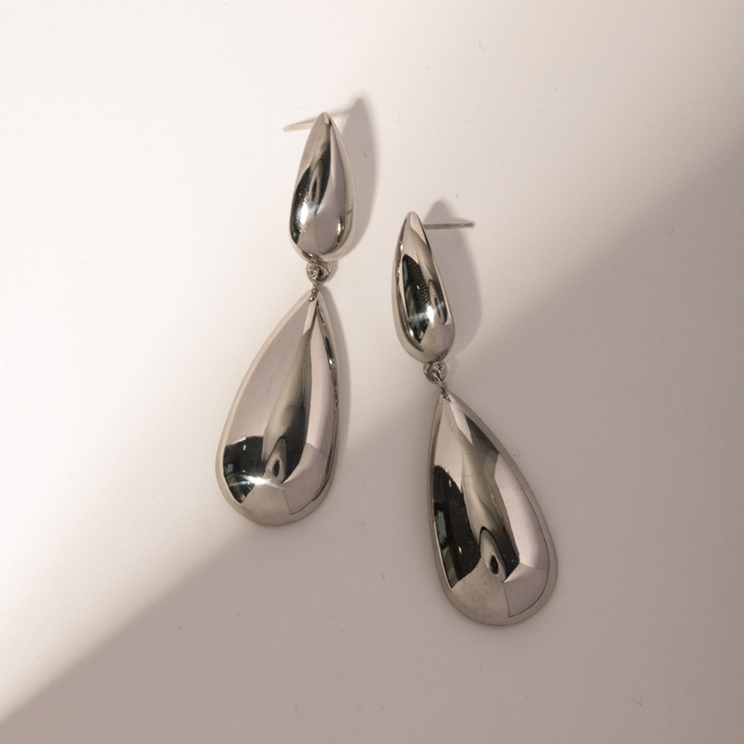 Elegant Stainless Steel Dangle Earrings - Brinxx Couture