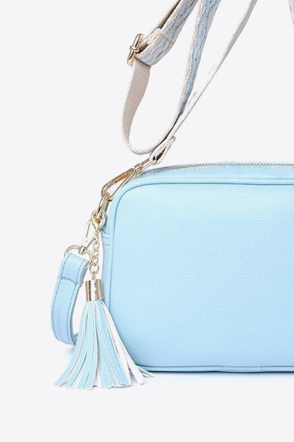 PU Leather Tassel Crossbody Bag - Brinxx Couture