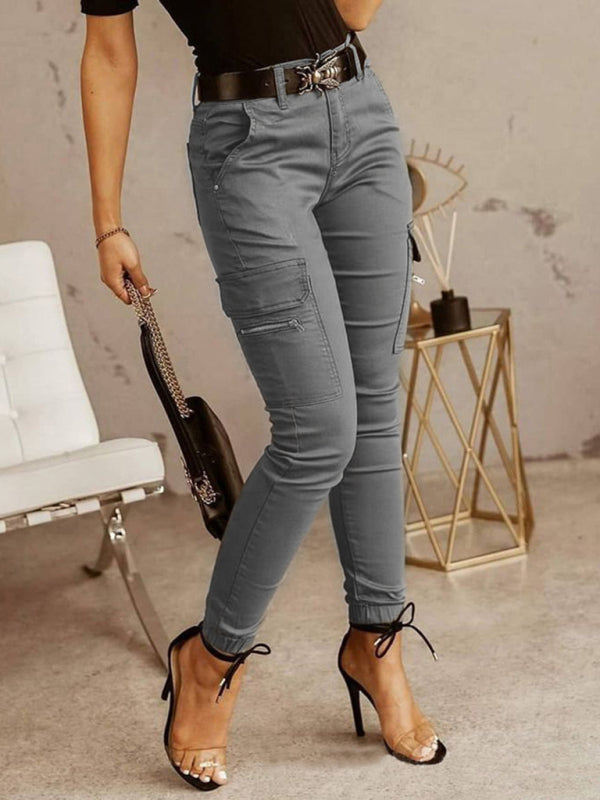 Ankle Length Cargo Pants - Brinxx Couture