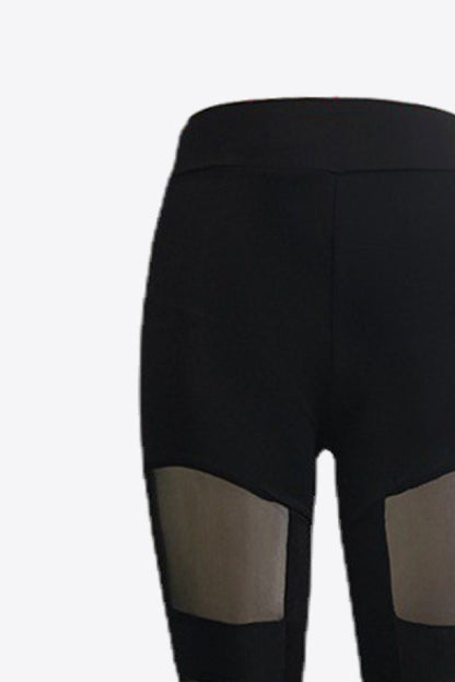 Black Mesh Leggings - Brinxx Couture