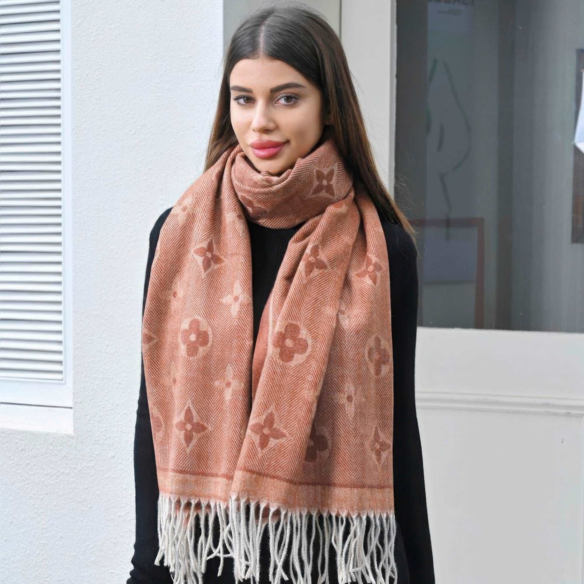 Blanket scarf With Tassel - Brinxx Couture