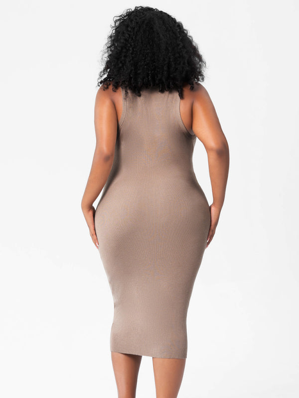 Bodycon Hip Knitted Dress - Brinxx Couture