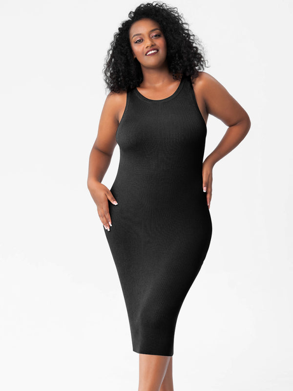 Bodycon Hip Knitted Dress - Brinxx Couture