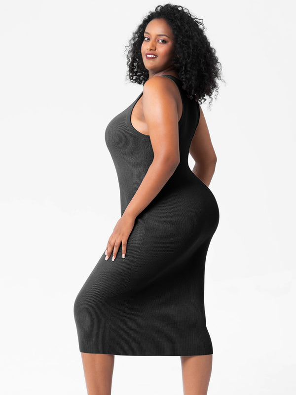 Bodycon Hip Knitted Dress - Brinxx Couture