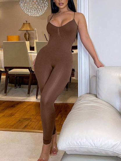 Bodycon Yoga Jumpsuit - Brinxx Couture