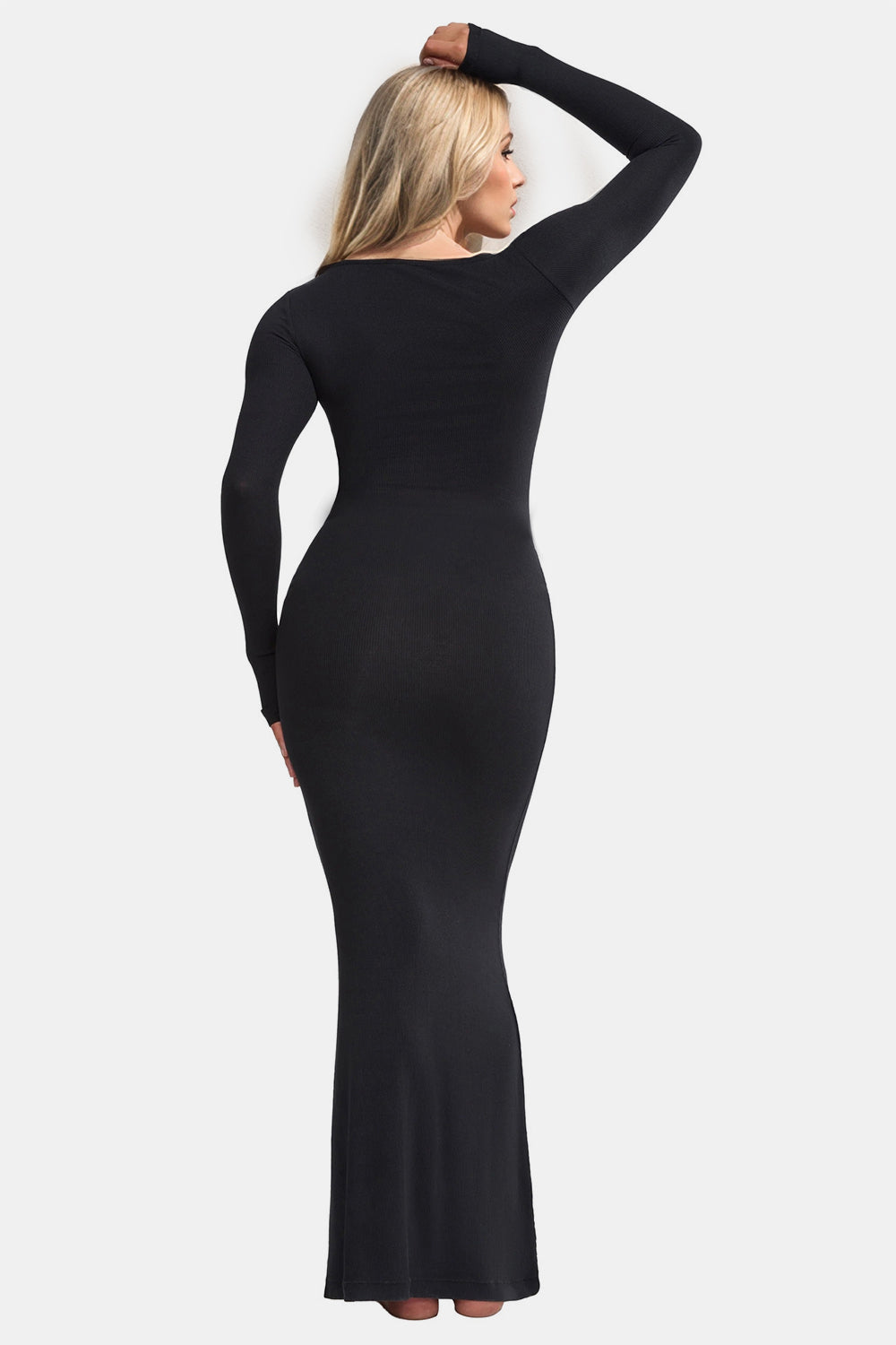 A stylish Built-In Shapewear Maxi Dress for women. this piece adds a touch of elegance to your outfit - Brinxx Couture