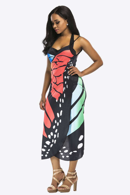 Butterfly Spaghetti Strap Cover Up - Brinxx Couture