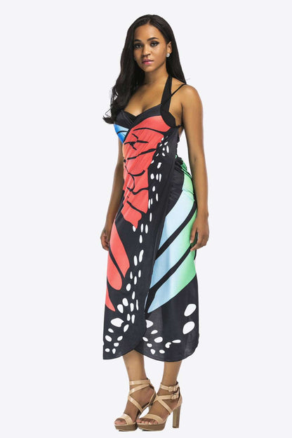 Butterfly Spaghetti Strap Cover Up - Brinxx Couture