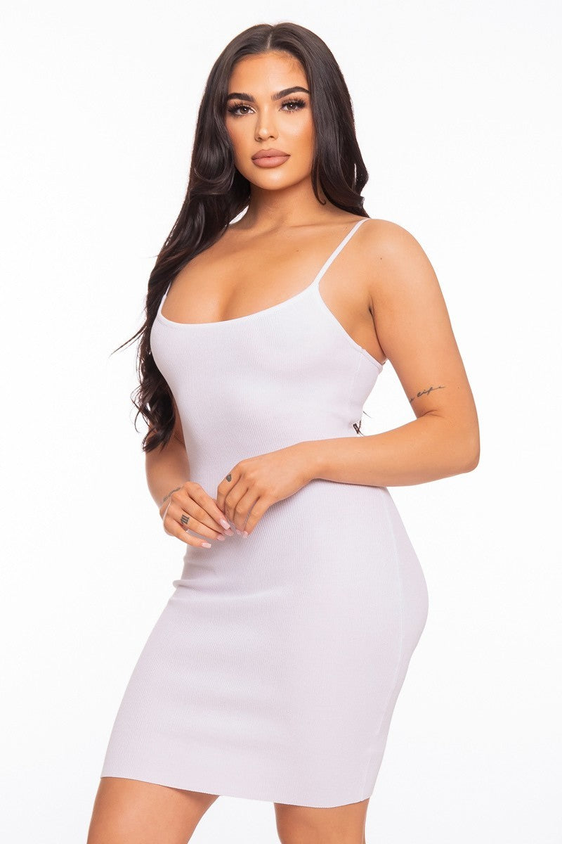 Cami Open Back Mini Dress - Brinxx Couture