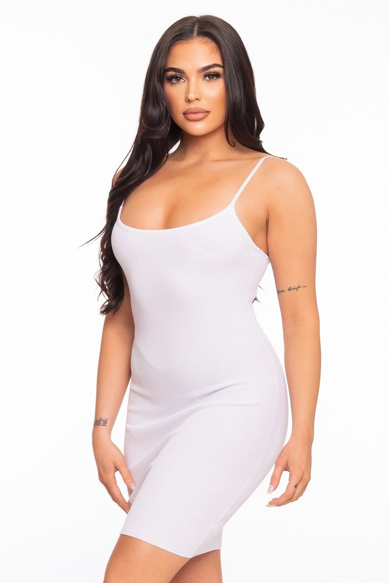 Cami Open Back Mini Dress - Brinxx Couture