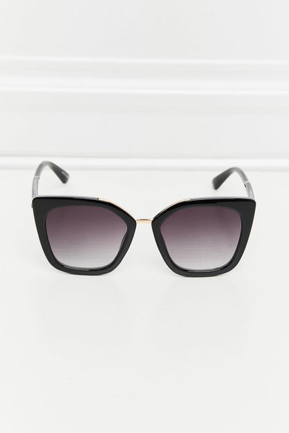 Cat Eye Full Rim Polycarbonate Sunglasses - Brinxx Couture