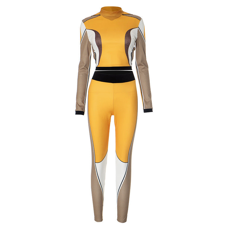 A stylish Color Block Slim Fit Contrast Set for women. this piece adds a touch of elegance to your outfit - Brinxx Couture