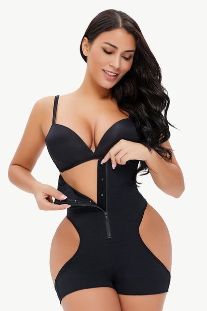 Cutout Under-Bust Shaping Bodysuit - Brinxx Couture