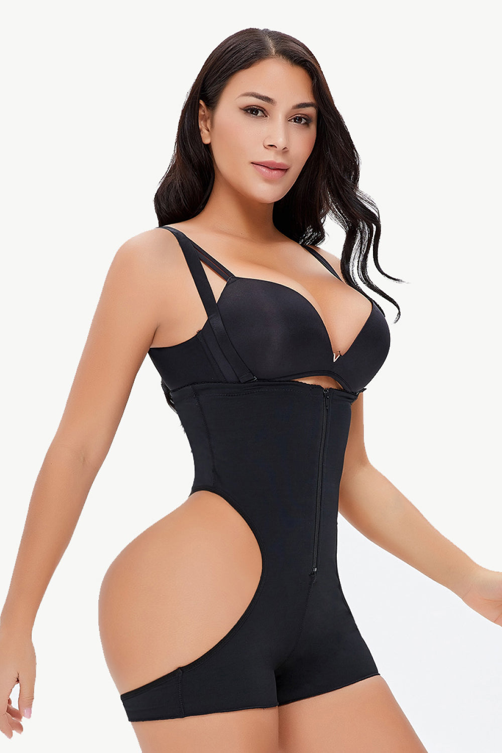 Cutout Under-Bust Shaping Bodysuit - Brinxx Couture