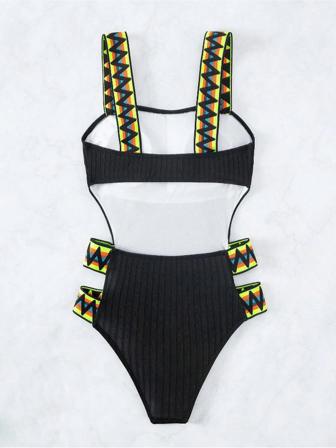 Cutout Wide Strap One-Piece Swimwear - Brinxx Couture