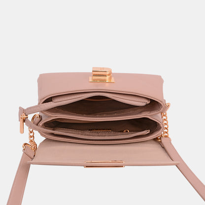 David Jones PU Leather Crossbody Bag - Brinxx Couture