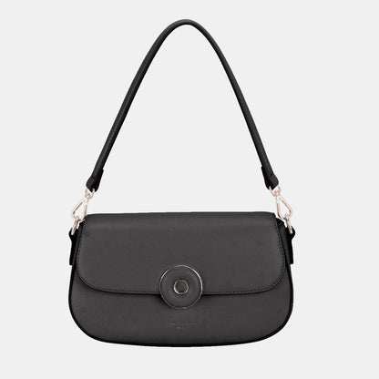 David Jones PU Leather Shoulder Bag - Brinxx Couture