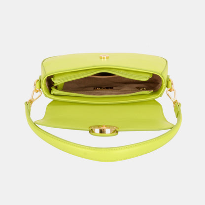 David Jones PU Leather Shoulder Bag - Brinxx Couture