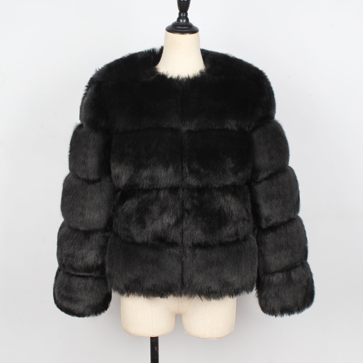 A stylish Faux Fur Short Coat for women. this piece adds a touch of elegance to your outfit - Brinxx Couture