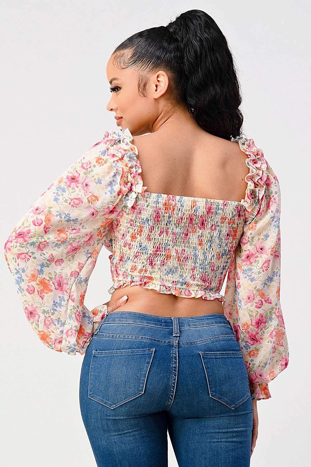 Floral Sweetheart Top - Brinxx Couture