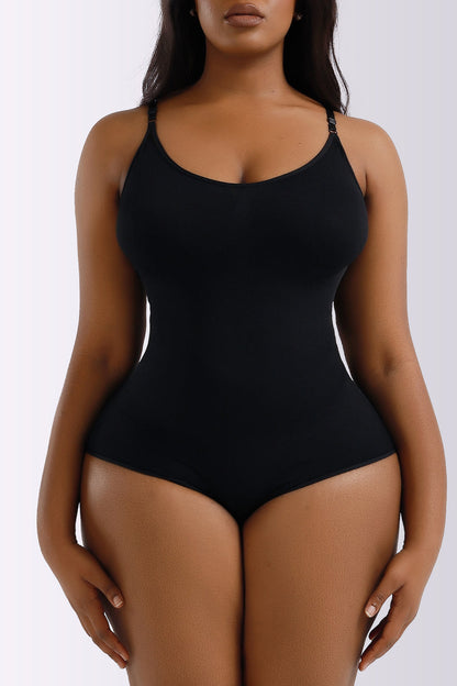 Full Size Spaghetti Strap Shaping Bodysuit - Brinxx Couture