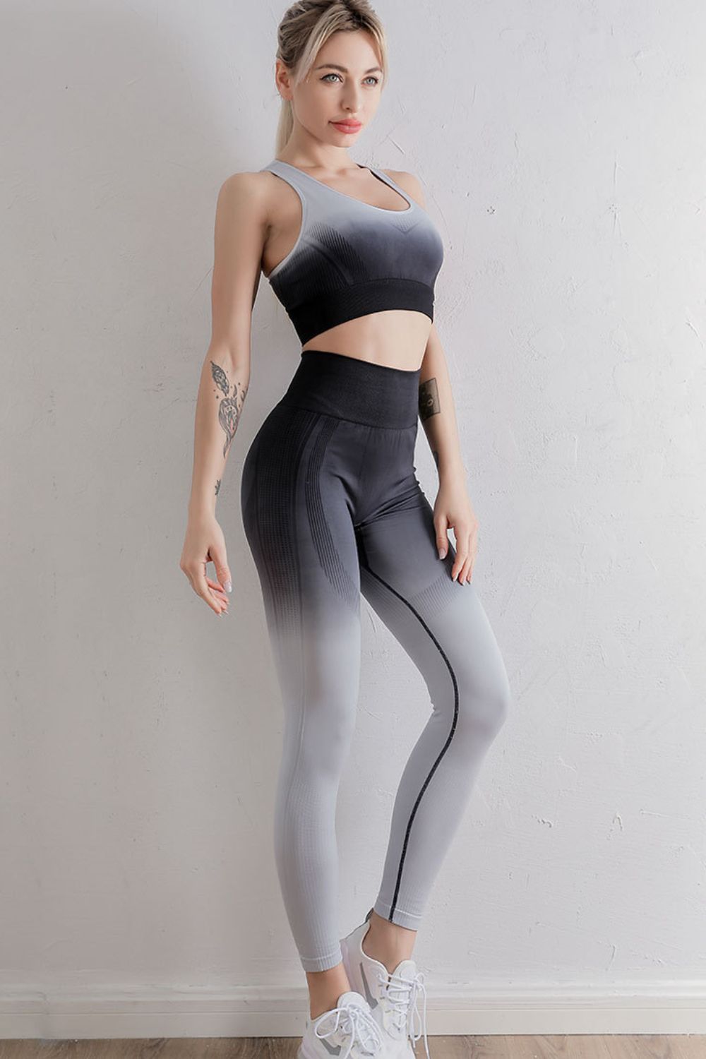 Gradient Sports Bra and Leggings Set - Brinxx Couture