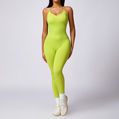 Hollow Cutout out Yoga Jumpsuit - Brinxx Couture