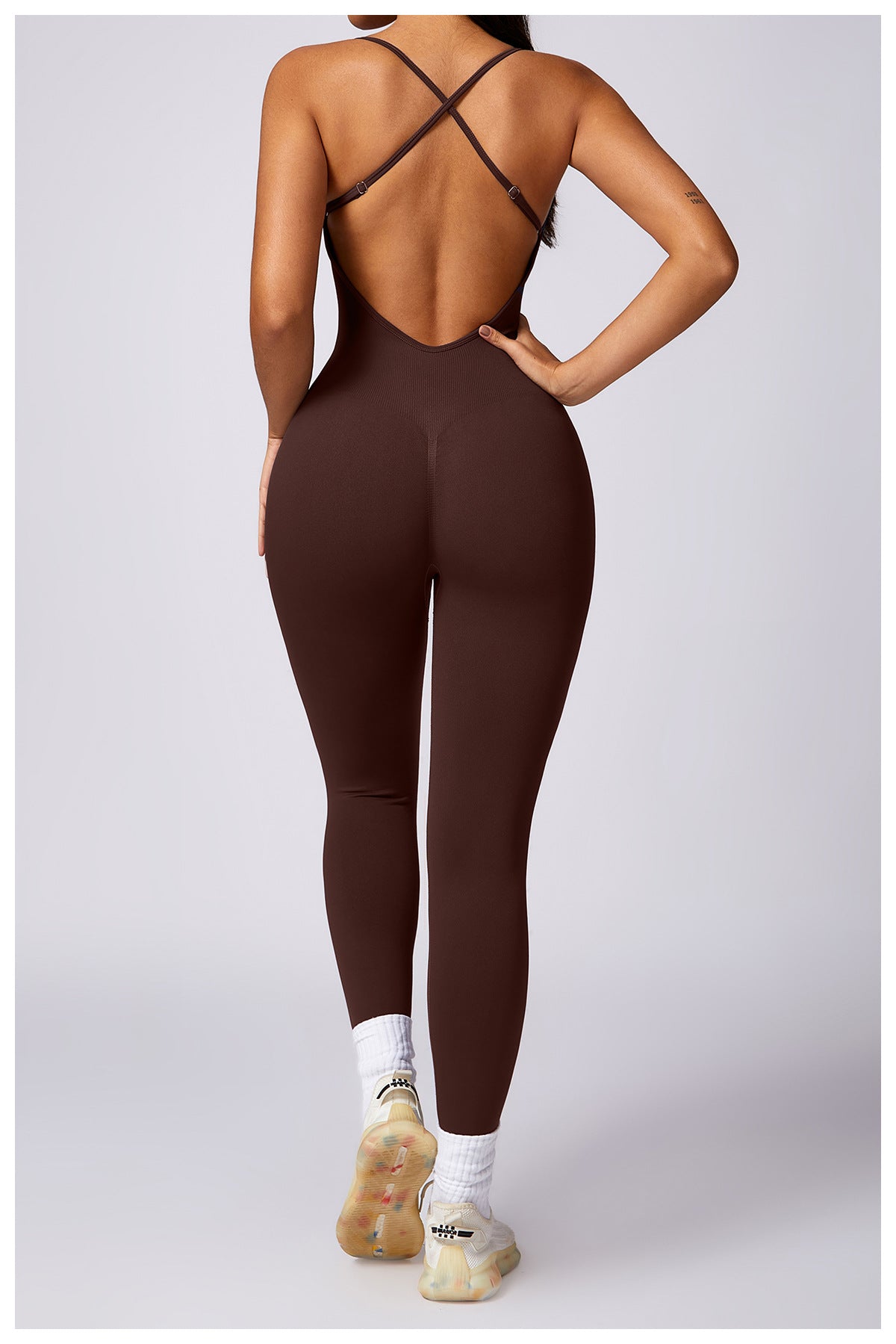 Hollow Cutout out Yoga Jumpsuit - Brinxx Couture