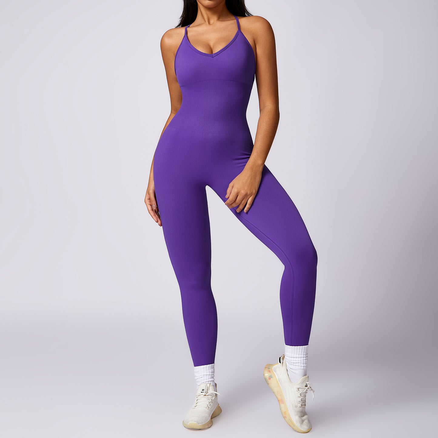 Hollow Cutout out Yoga Jumpsuit - Brinxx Couture