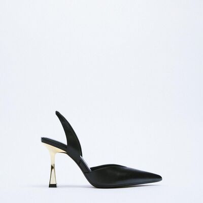 Leather Point Toe Stiletto Heels - Brinxx Couture