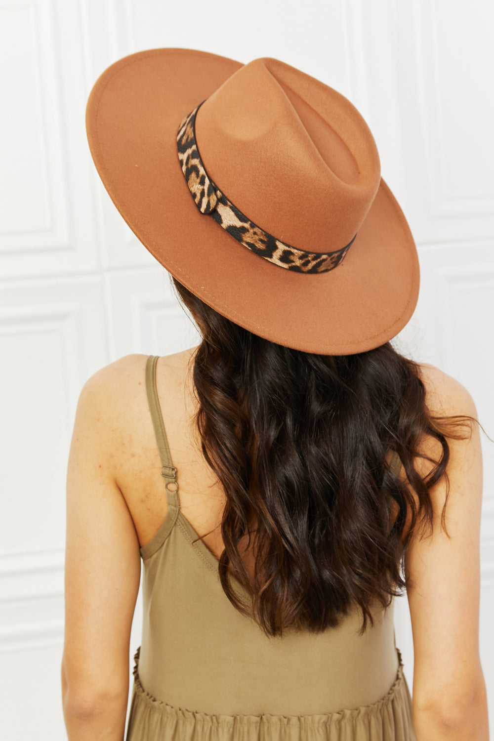 Leopard Detail Fedora Hat - Brinxx Couture