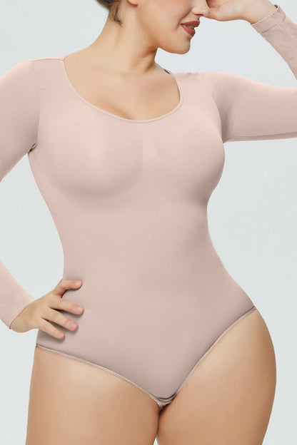 Long Sleeve Shaping Bodysuit - Brinxx Couture