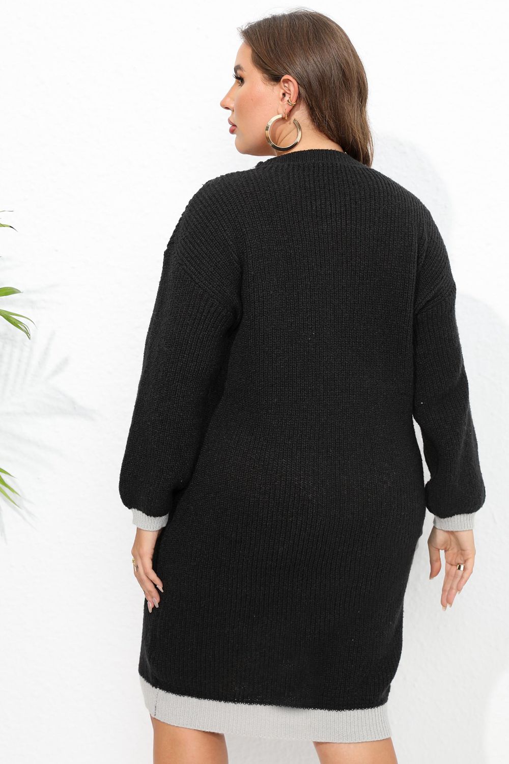 Long Sleeve Sweater Dress - Brinxx Couture