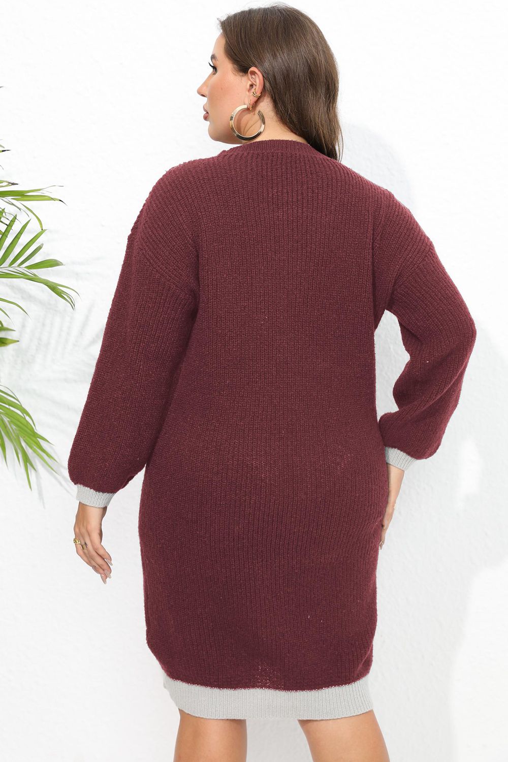 Long Sleeve Sweater Dress - Brinxx Couture