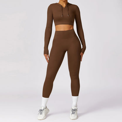 Long Sleeve Yoga Suit - Brinxx Couture