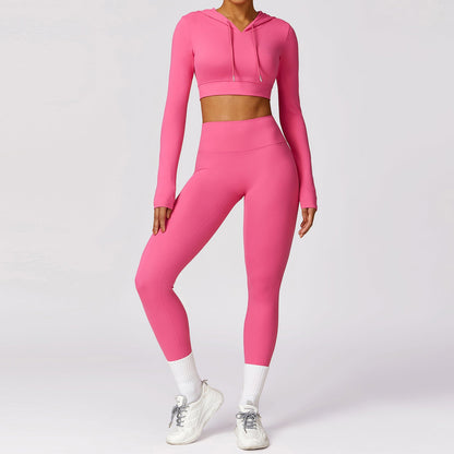 Long Sleeve Yoga Suit - Brinxx Couture