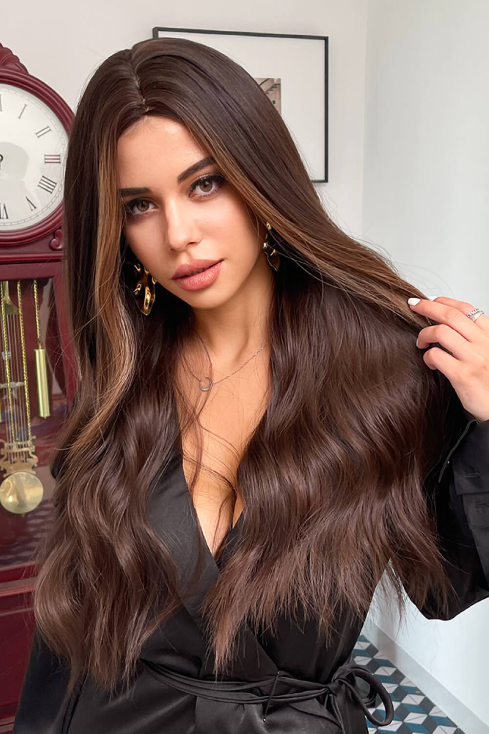 Long Wave Synthetic Wigs 26'' - Brinxx Couture