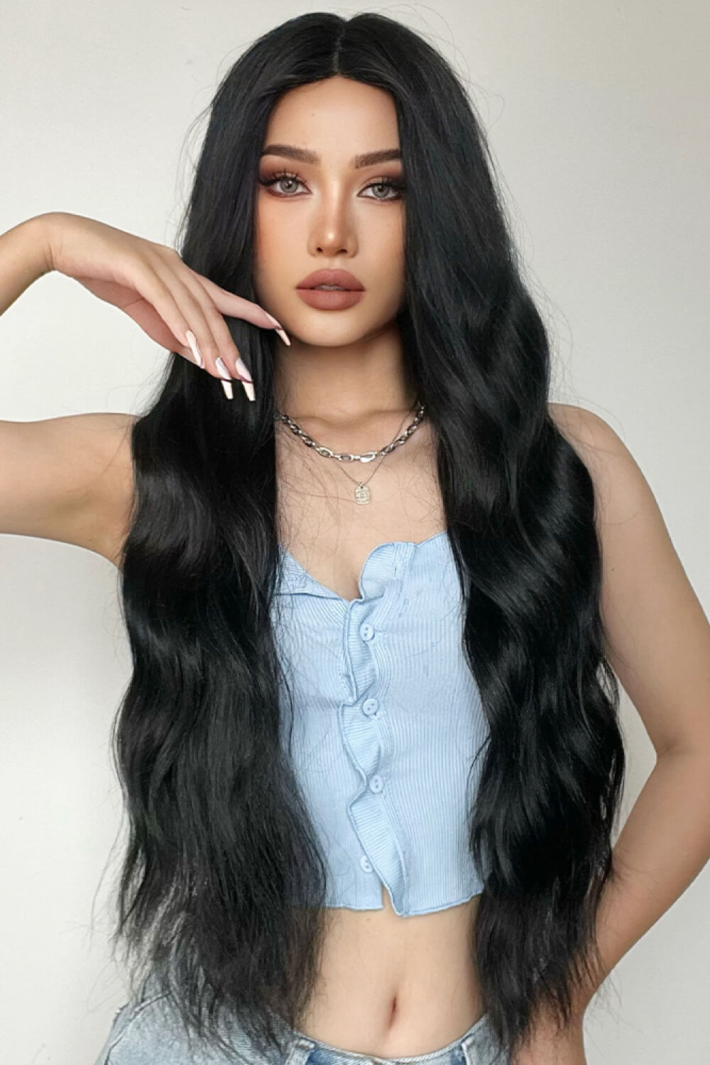 Long Wave Synthetic Wigs 28'' - Brinxx Couture