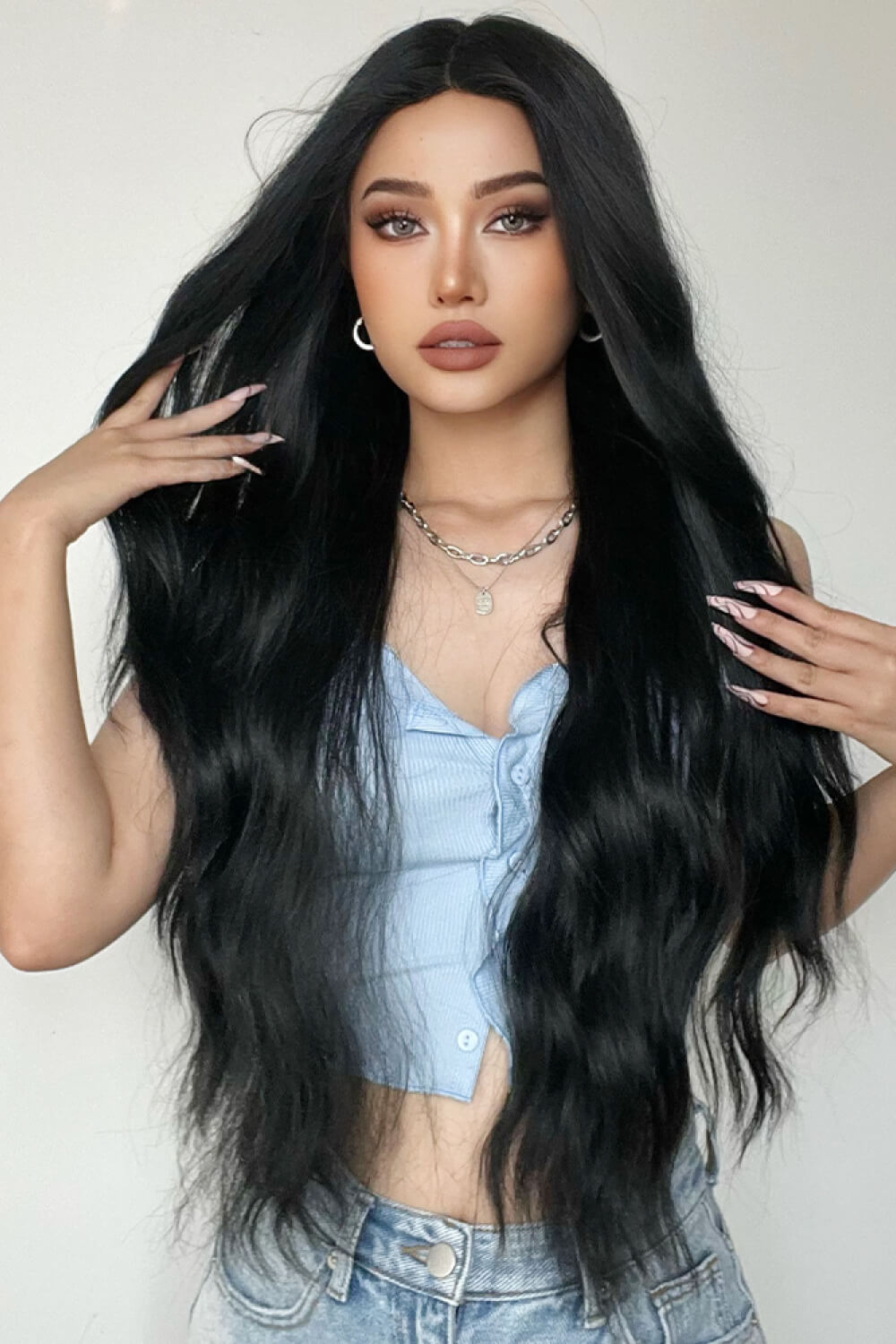 Long Wave Synthetic Wigs 28'' - Brinxx Couture