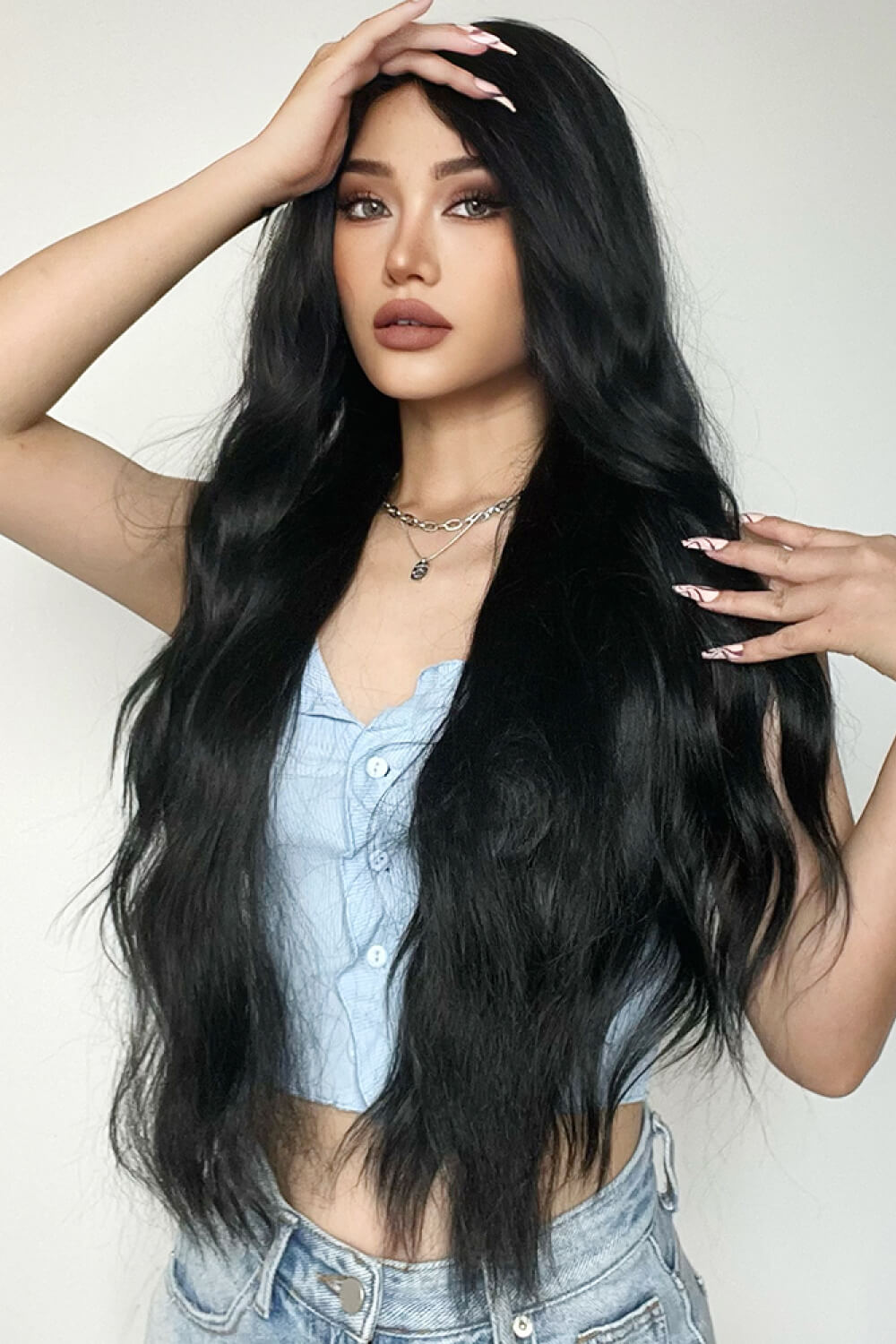 Long Wave Synthetic Wigs 28'' - Brinxx Couture