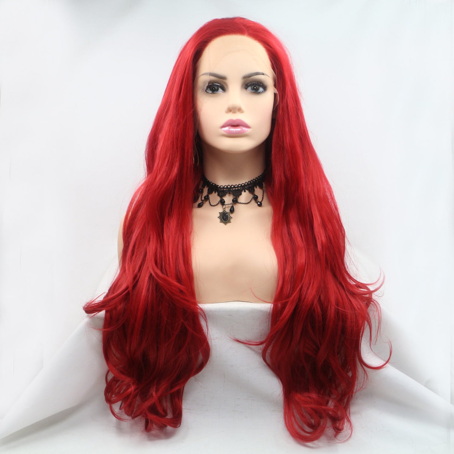 Long Wavy Lace Front Wig 24" - Synthetic - Brinxx Couture