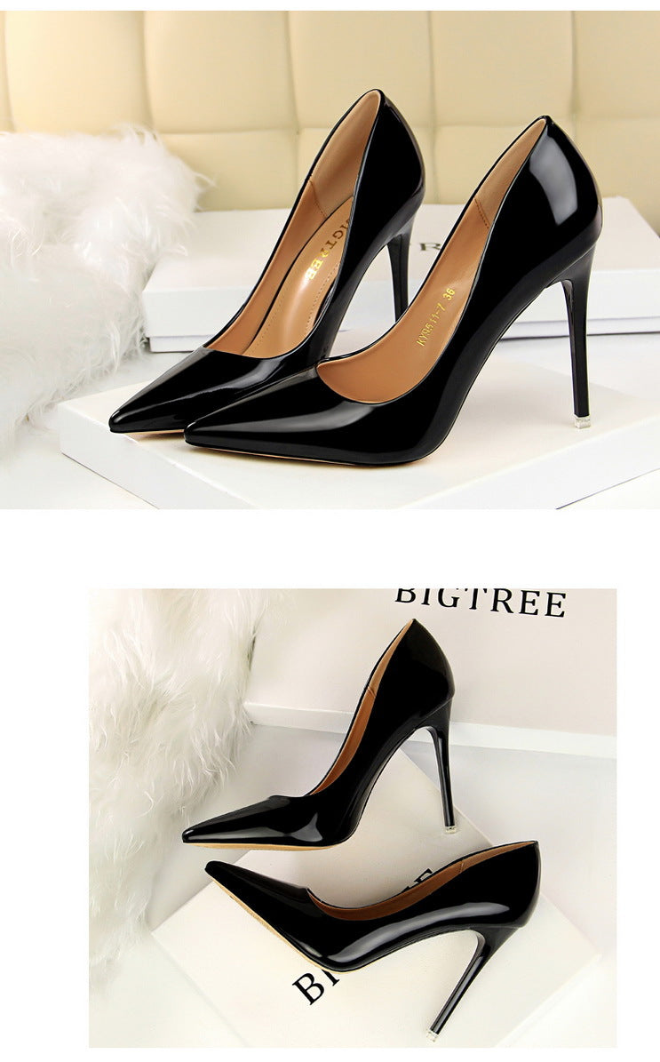 A stylish Metallic Pointed Toe Classic Pumps for women. this piece adds a touch of elegance to your outfit - Brinxx Couture